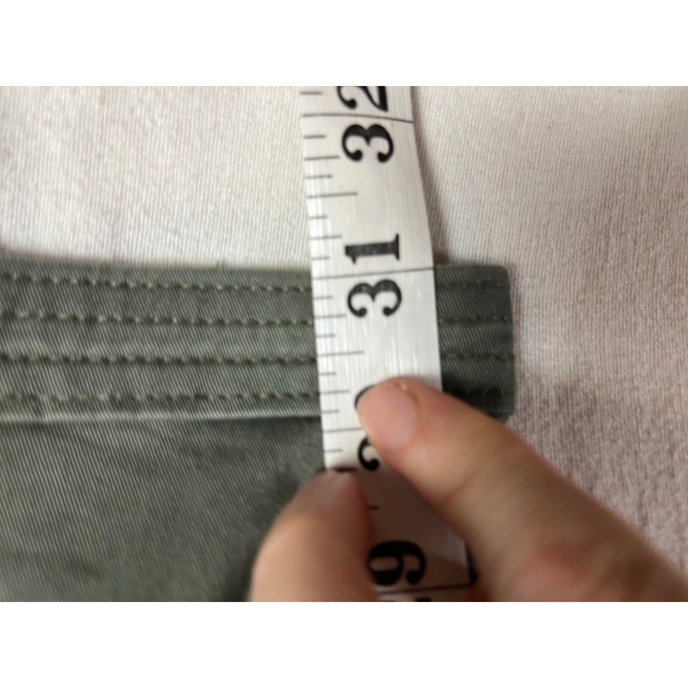 Abercrombie & Fitch Curve Love Relaxed Cargo Pants Olive Green 4L 27 High Rise - Picture 5 of 9